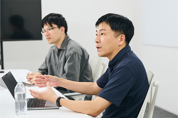 中野様 伊藤様 並んで話す